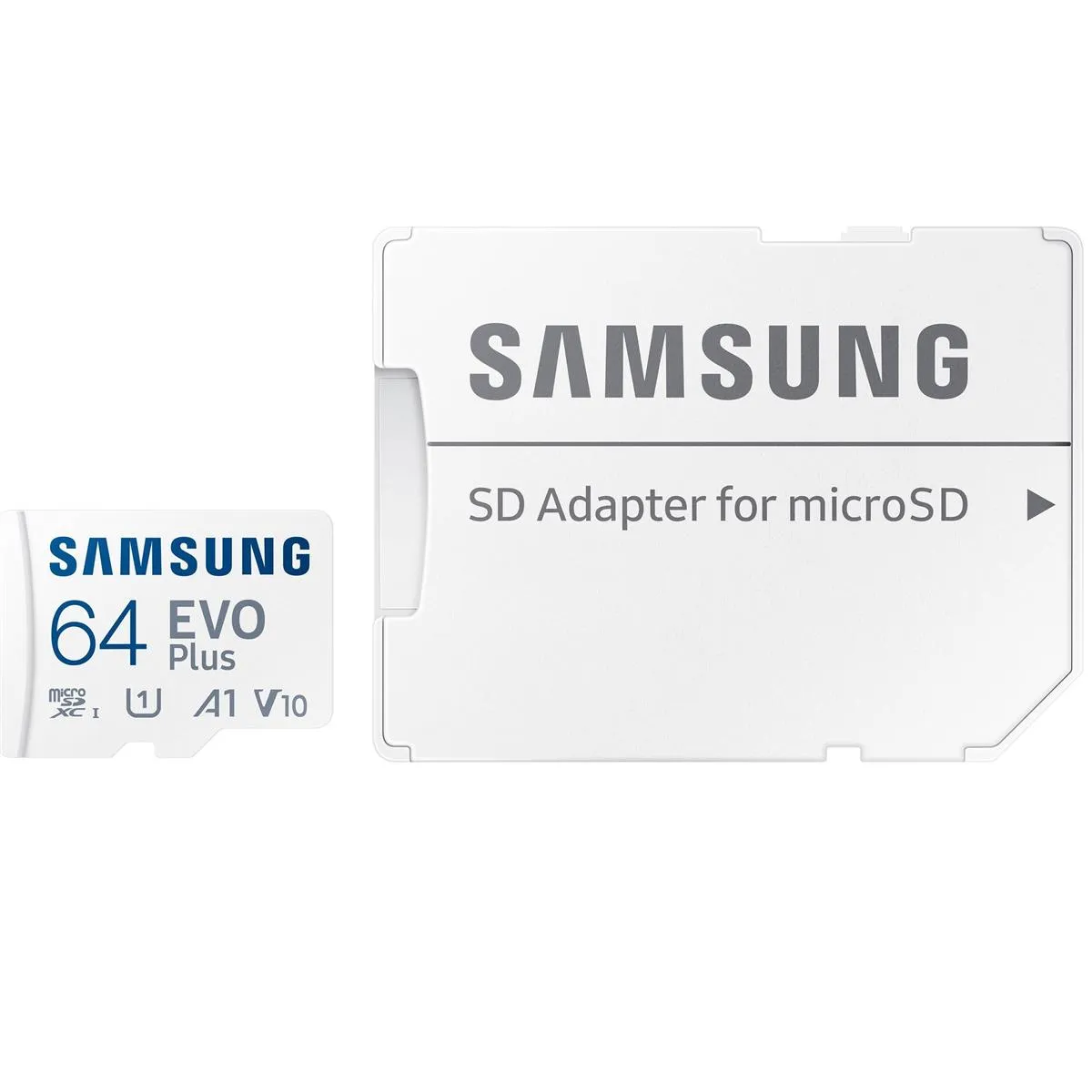 Карта пам`яті MicroSDXC 64GB UHS-I/U3 Class 10 Samsung Evo Plus R160MB/s + SD-адаптер (MB-MC64SA/EU) - зображення 1