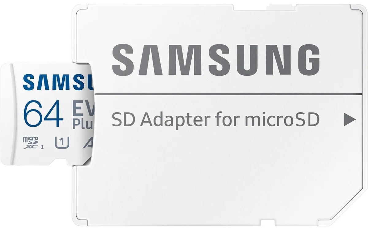 Карта пам`яті MicroSDXC 64GB UHS-I/U3 Class 10 Samsung Evo Plus R160MB/s + SD-адаптер (MB-MC64SA/EU) - мініатюра 2