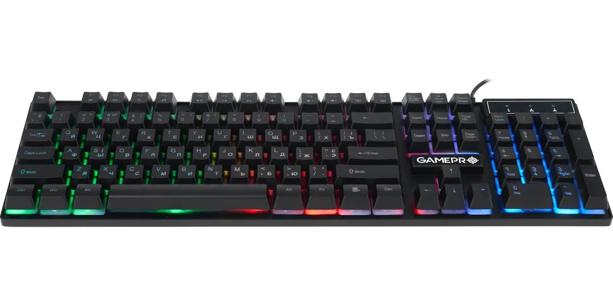Клавіатура GamePro GK296 RGB Black  - мініатюра 2
