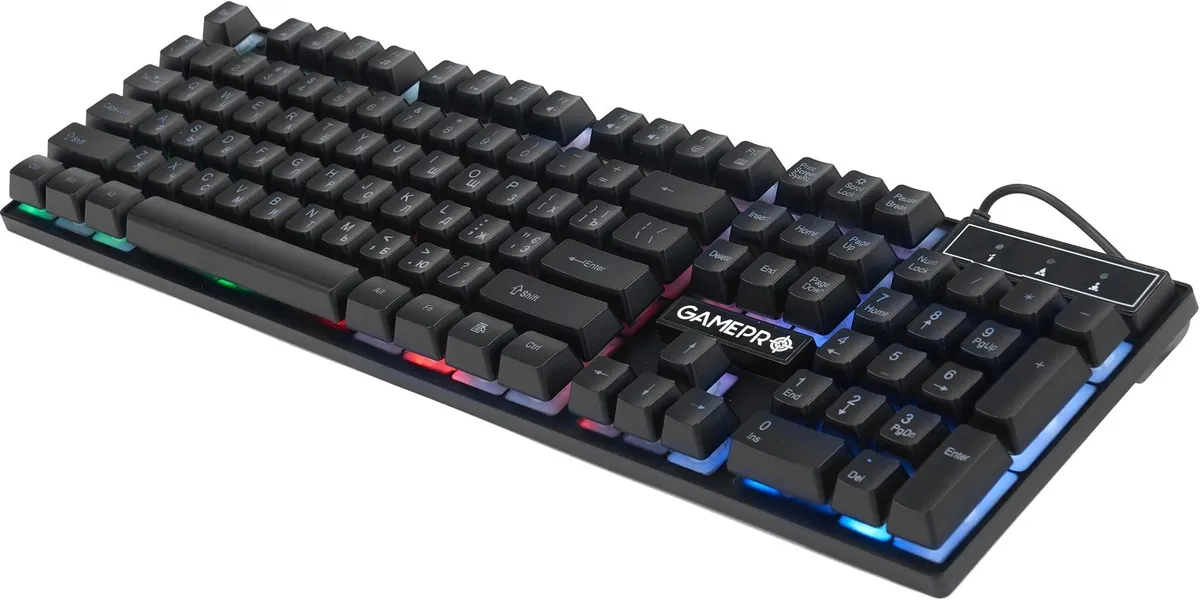 Клавіатура GamePro GK296 RGB Black  - мініатюра 3