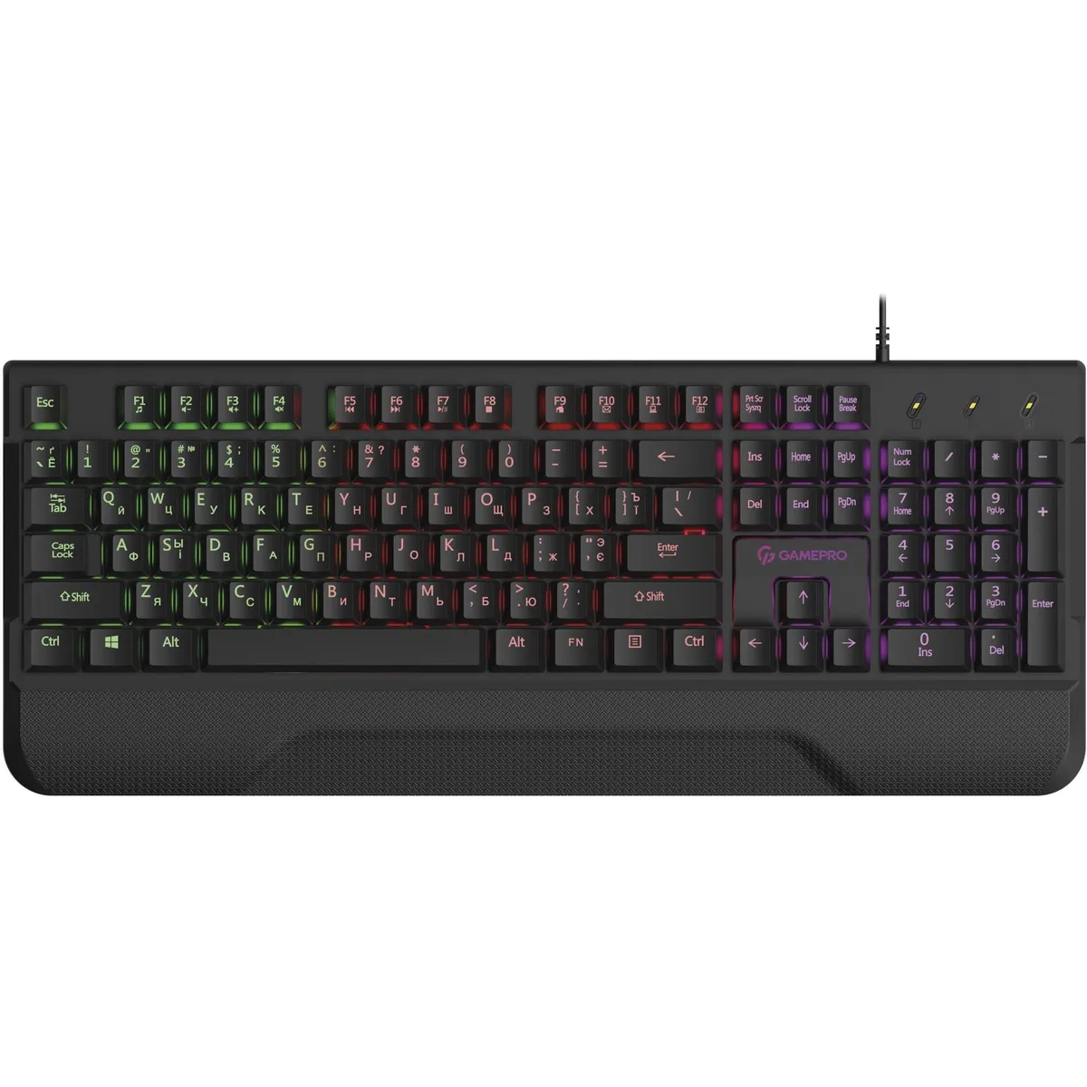 Клавіатура GamePro Headshot GK398 Black  - зображення 1