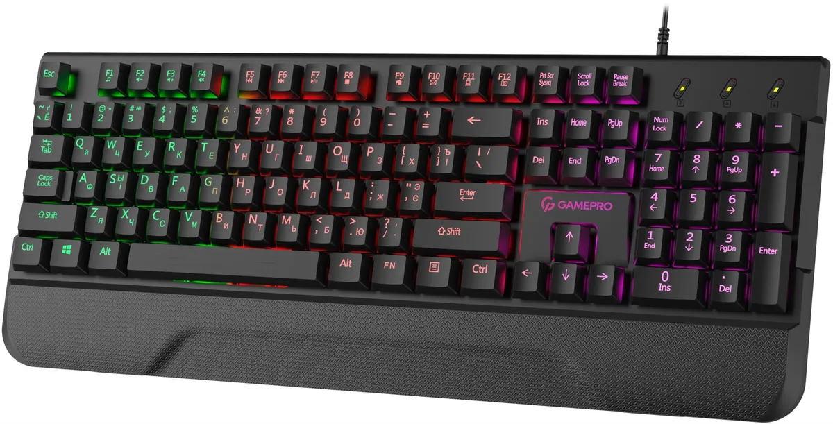 Клавіатура GamePro Headshot GK398 Black  - мініатюра 2