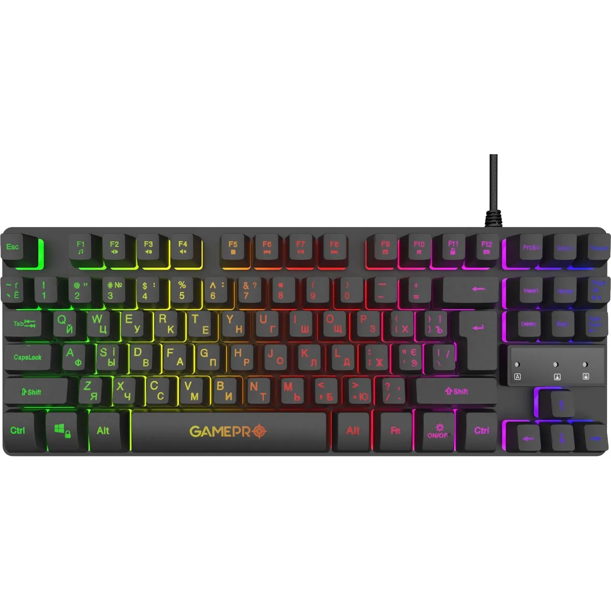 Клавіатура GamePro Nitro GK537 Black  - мініатюра 7