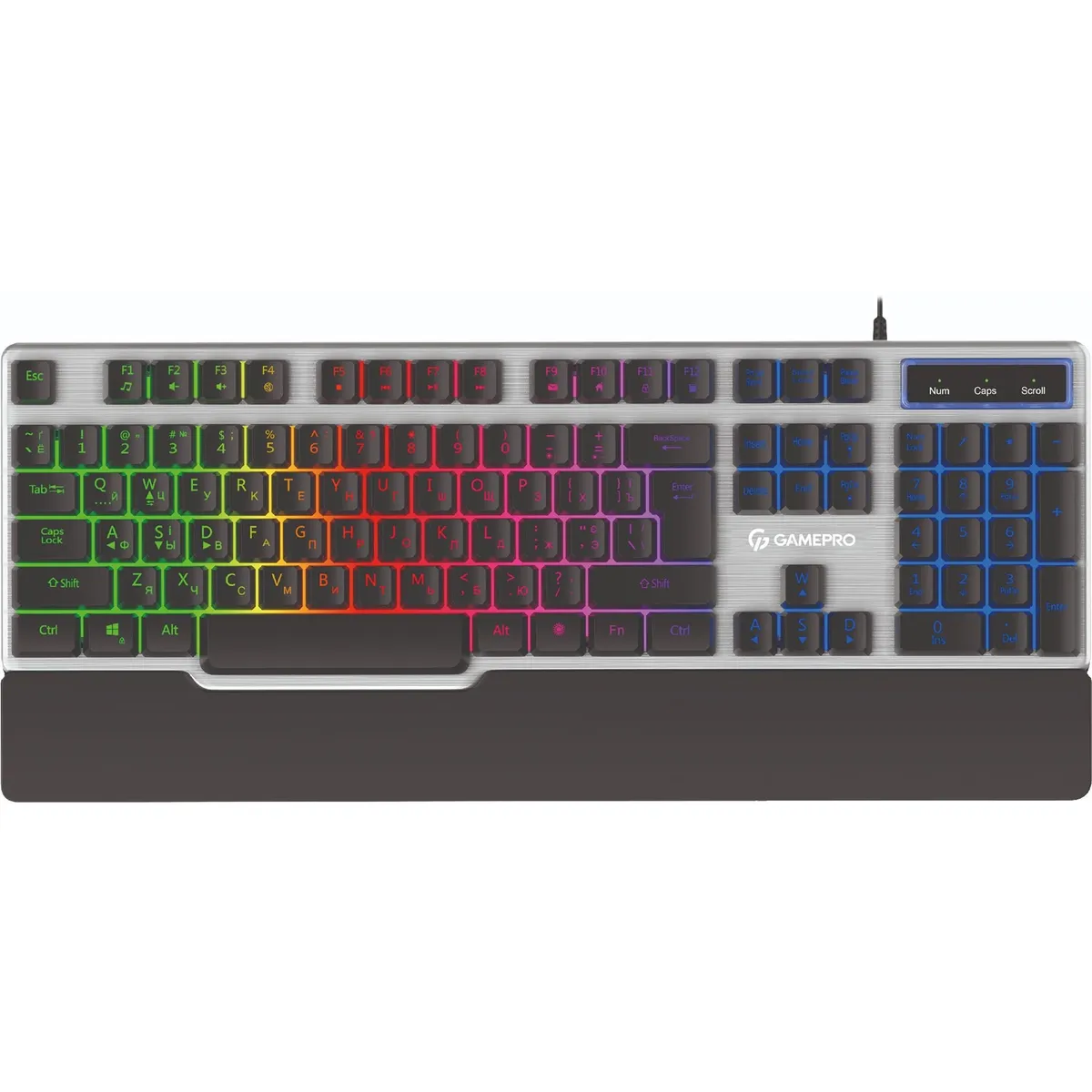 Клавіатура GamePro Stinger GK599 Grey  - зображення 1