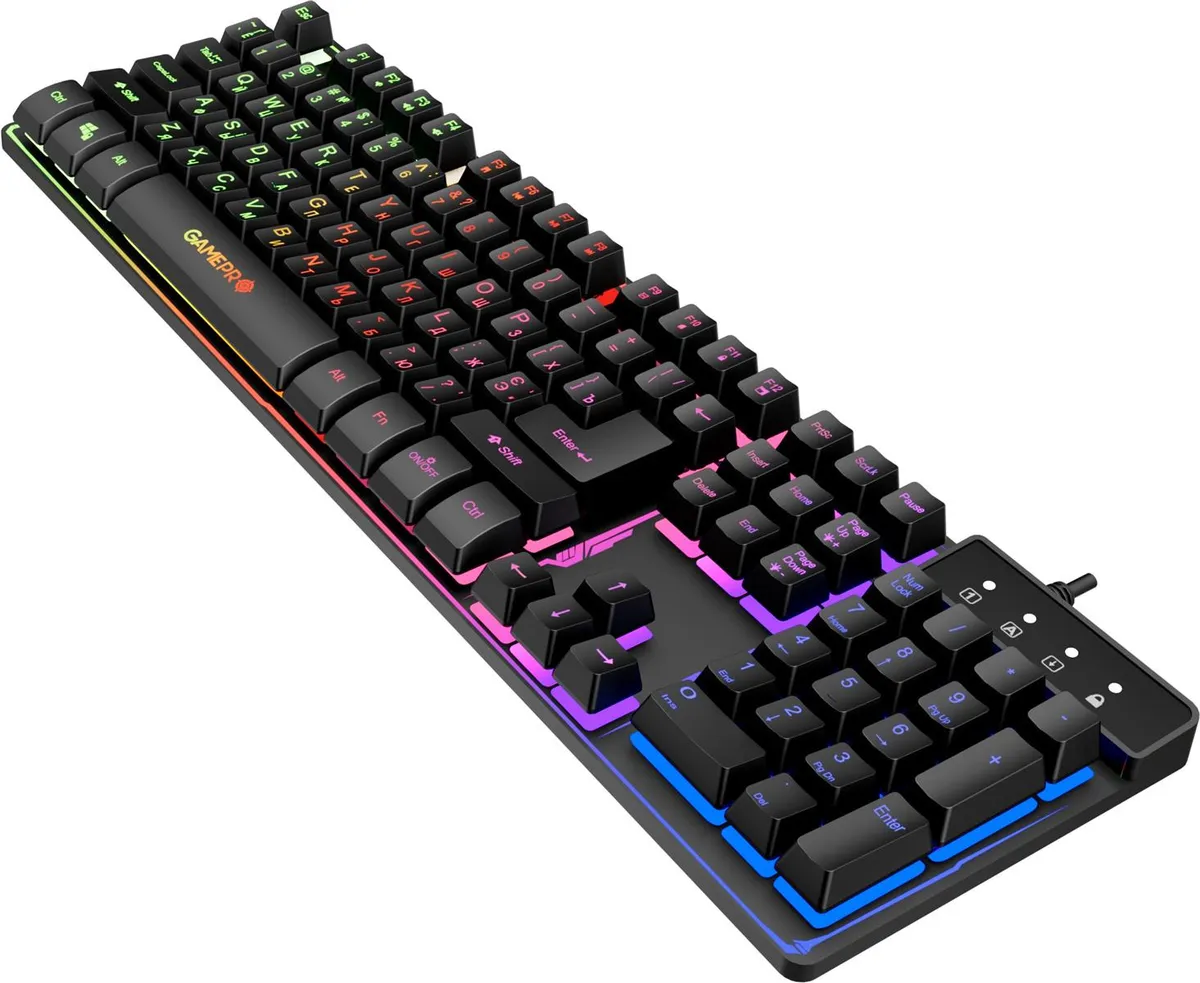 Клавіатура GamePro Nitro+ GK576 Black  - мініатюра 4