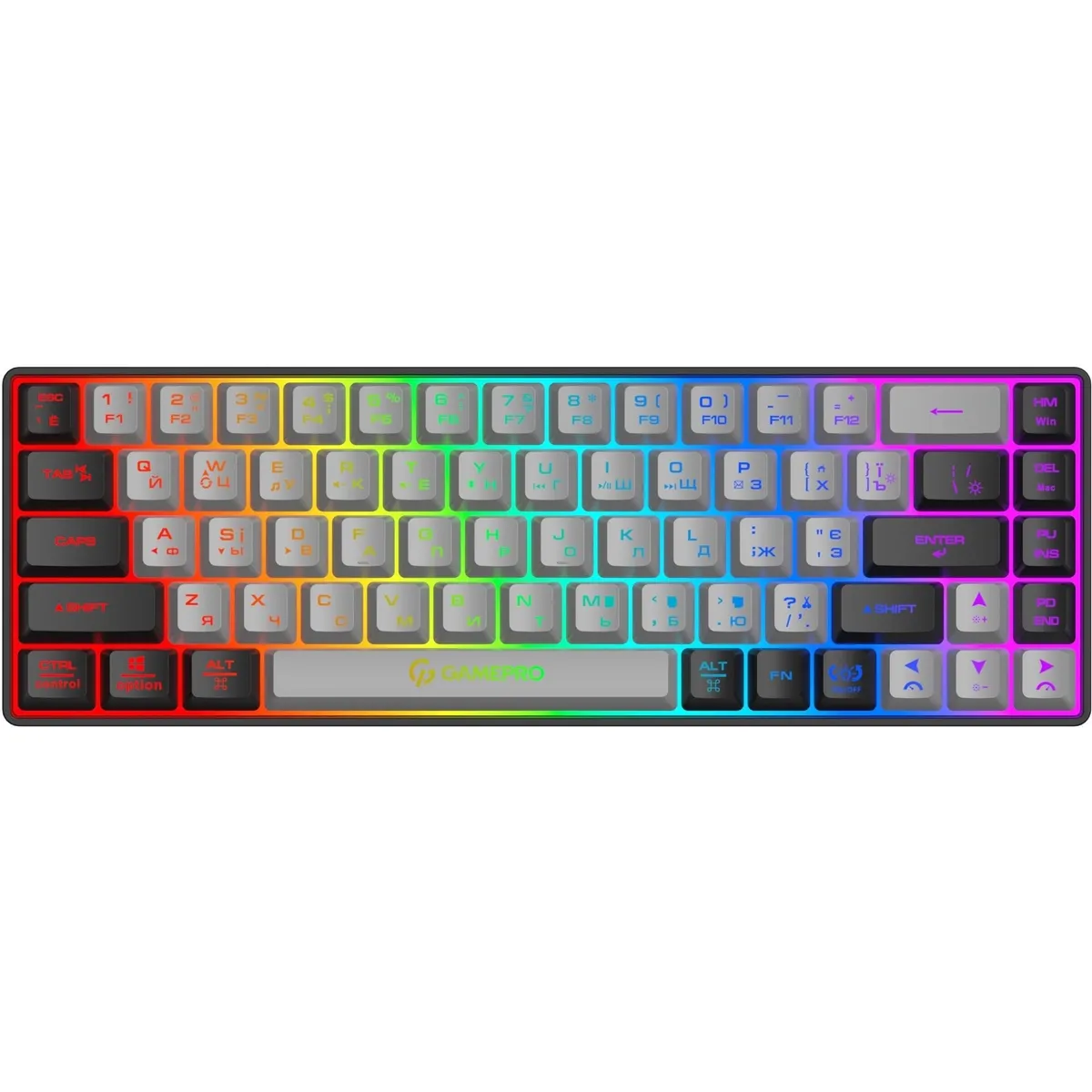 Клавіатура бездротова GamePro GK935 Black - зображення 1