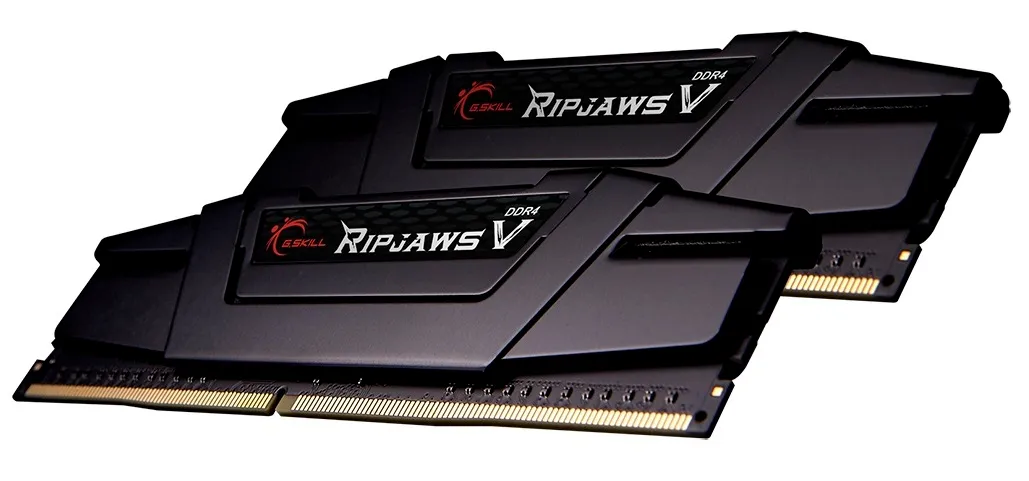 Модуль пам'яті для комп'ютера DDR4 16GB (2x8GB) 3200 MHz Ripjaws V G.Skill (F4-3200C16D-16GVKB) - мініатюра 2