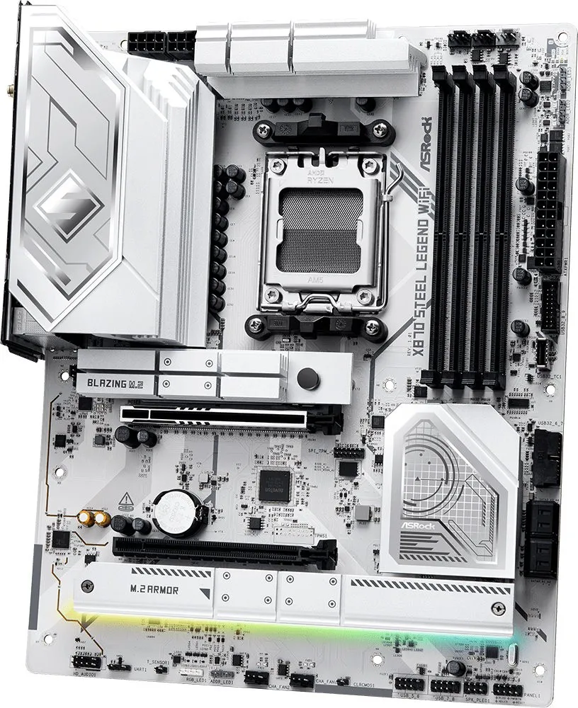 Материнська плата ASRock X870 Steel Legend WiFi Socket AM5 - зображення 1