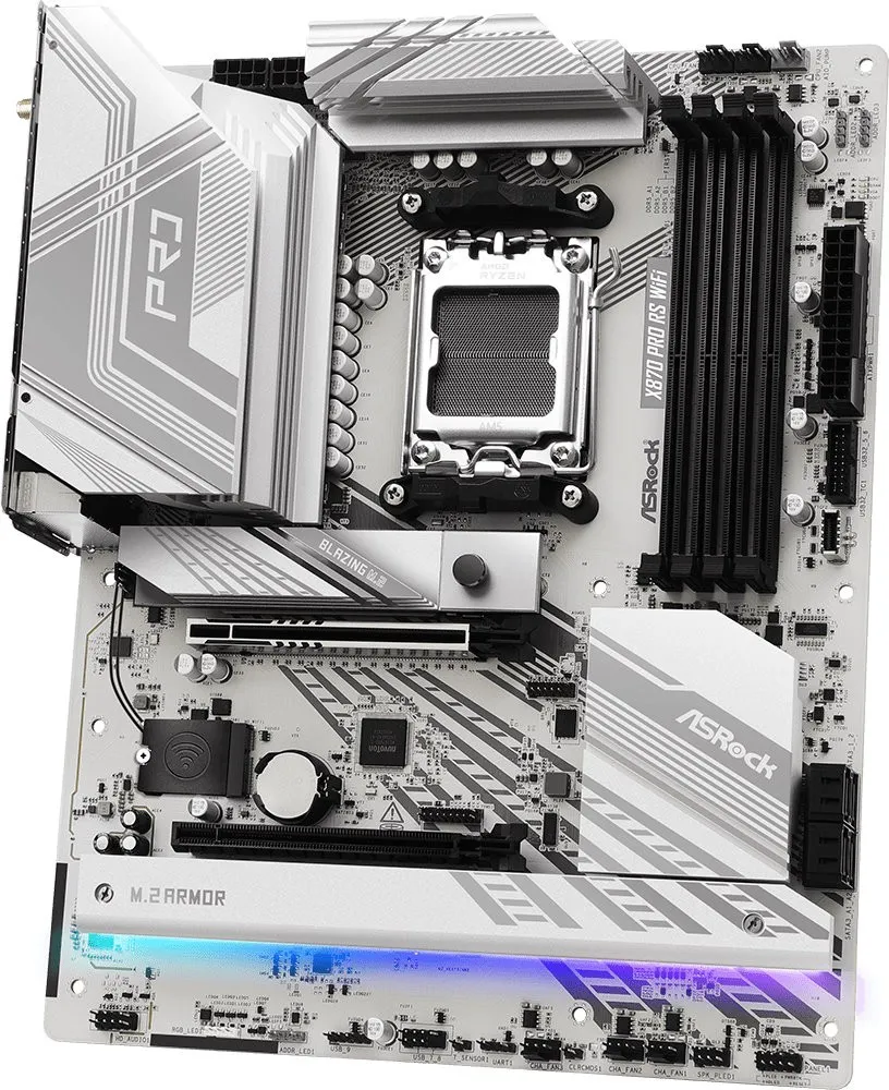 Материнська плата ASRock X870 Pro RS WiFi Socket AM5 - мініатюра 2