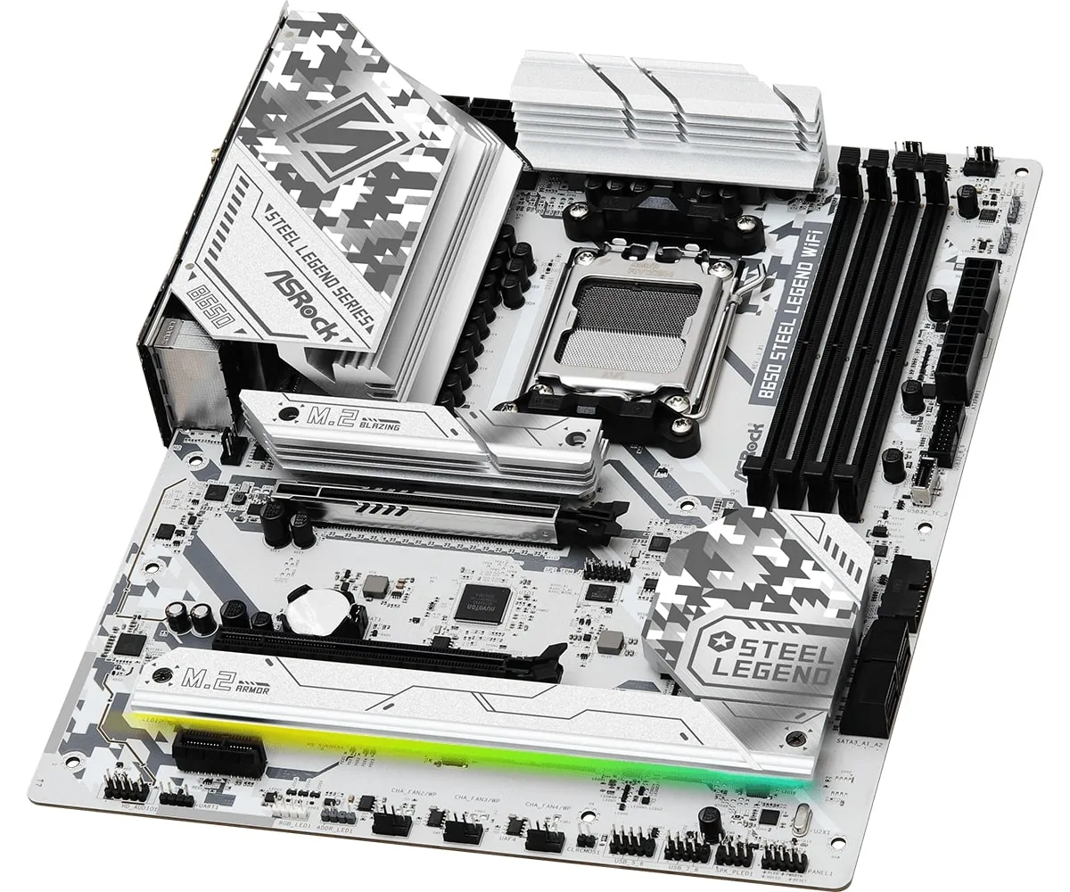 Материнська плата ASRock B650 Steel Legend WiFi Socket AM5 - мініатюра 2