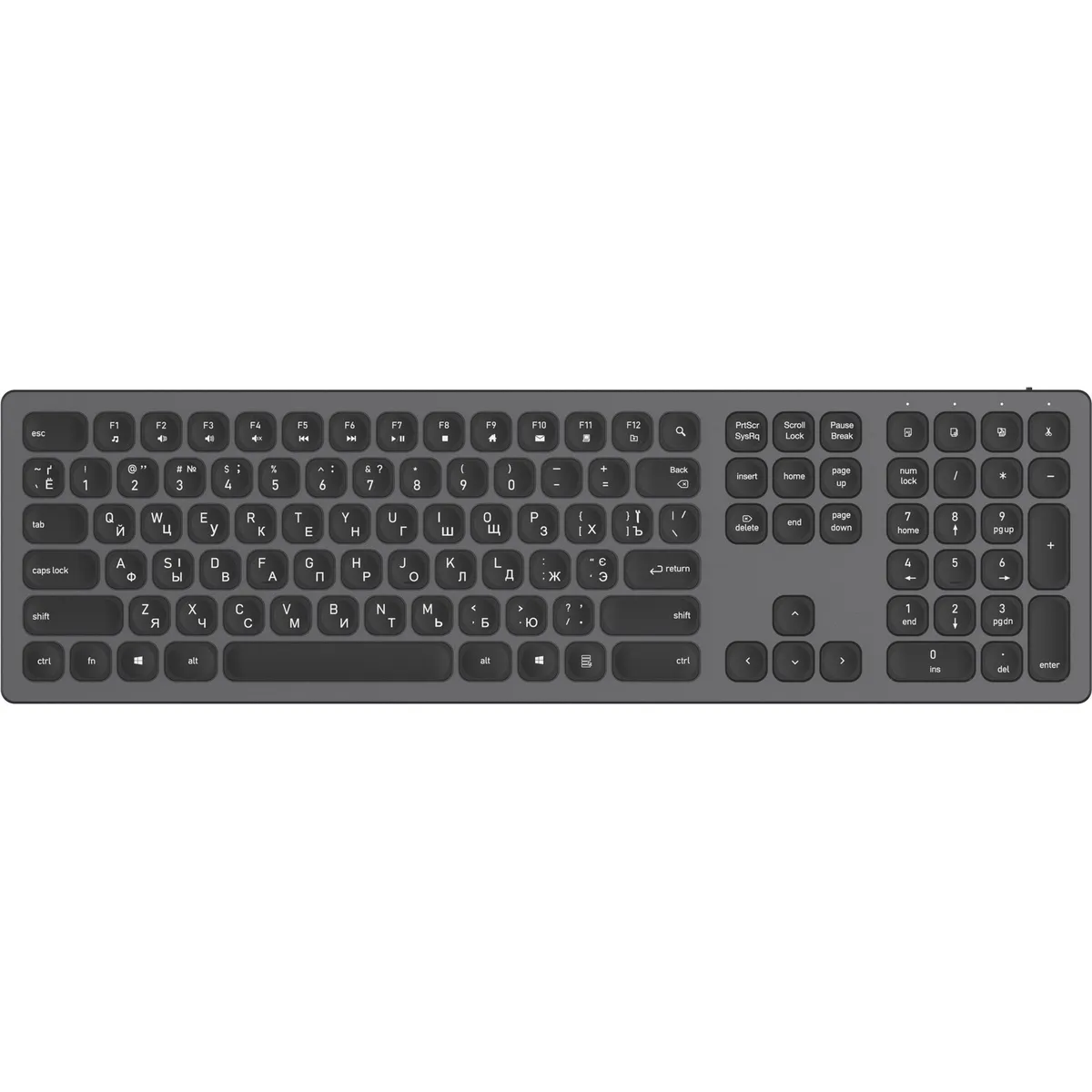 Клавіатура бездротова OfficePro SK1550B Black - зображення 1