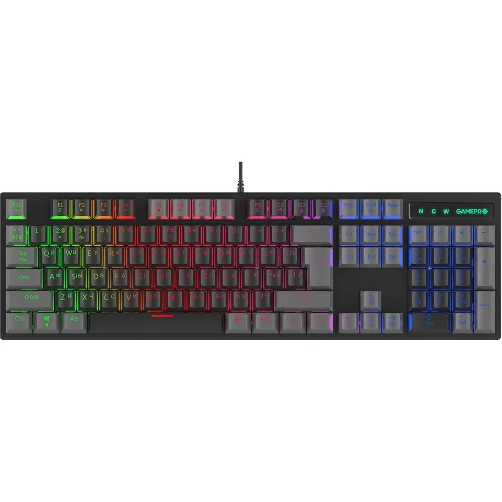 Клавіатура GamePro MK105R Black - зображення 1