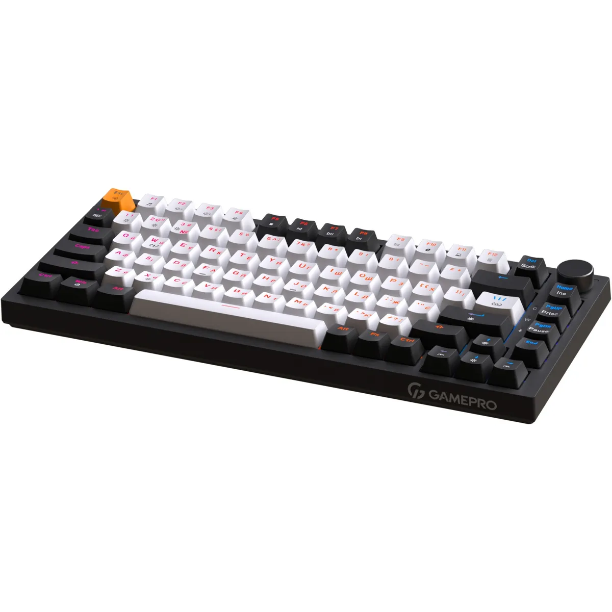 Клавіатура GamePro MK160B Red з Hot-Swap RGB Black - мініатюра 3