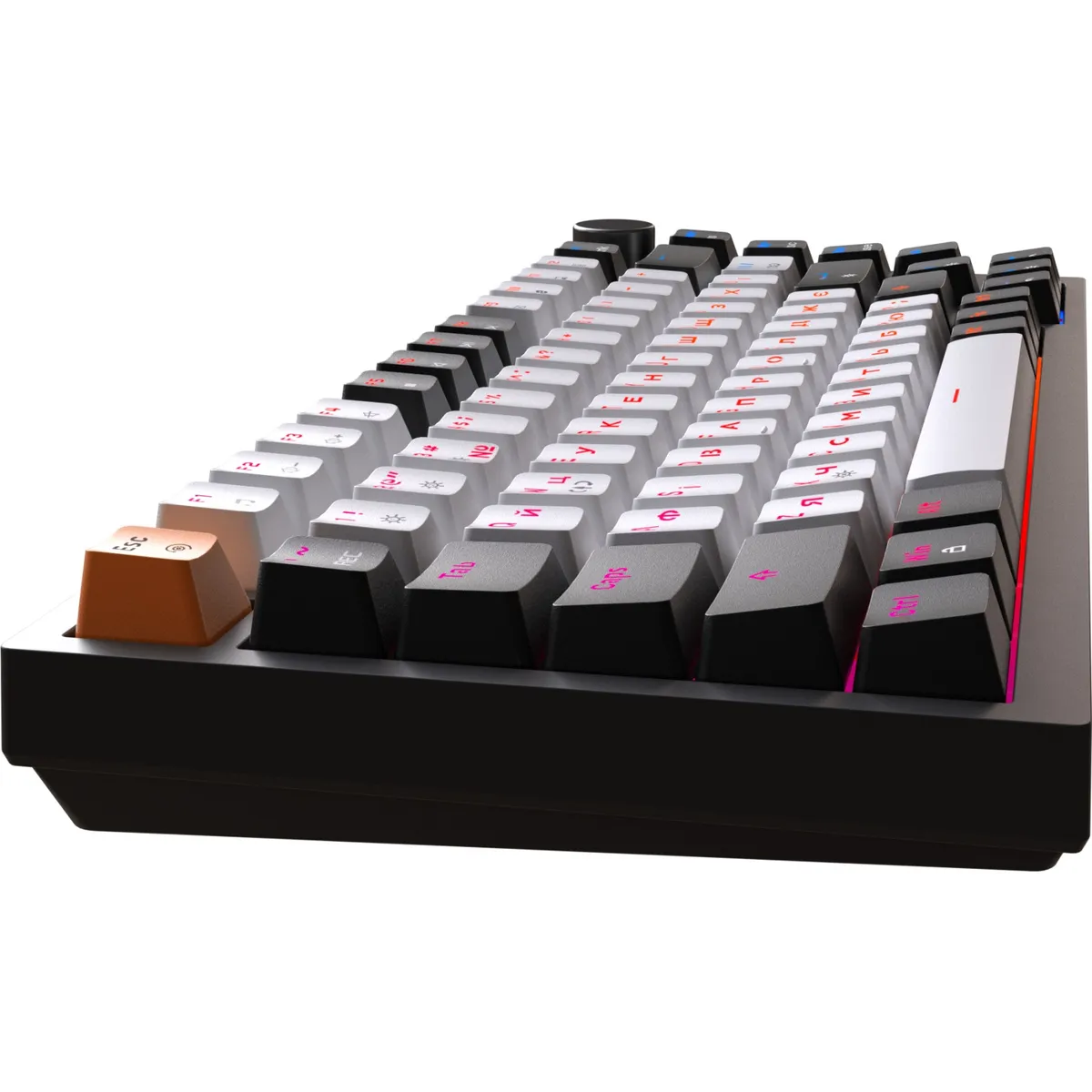 Клавіатура GamePro MK160B Red з Hot-Swap RGB Black - мініатюра 4