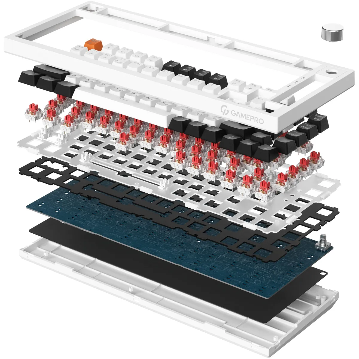 Клавіатура GamePro MK160B Red з Hot-Swap RGB Black - мініатюра 5