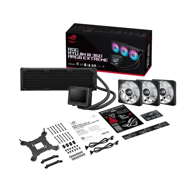 Система водяного охолодження Asus ROG Ryujin III 360 ARGB Extreme (90RC0131-M0EAY0) - мініатюра 9