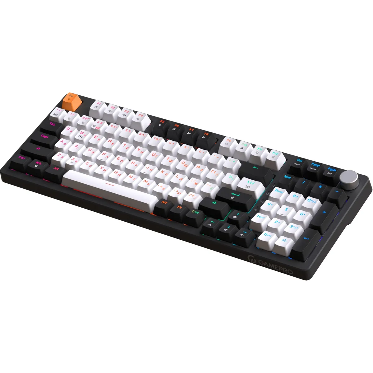 Клавіатура GamePro MK170B Red з Hot-Swap RGB Black  - мініатюра 4