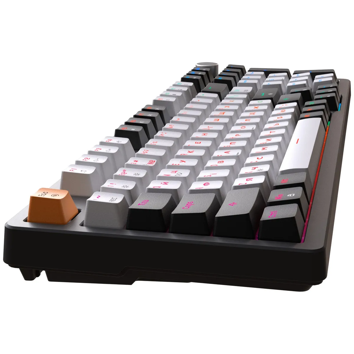 Клавіатура GamePro MK170B Red з Hot-Swap RGB Black  - мініатюра 5