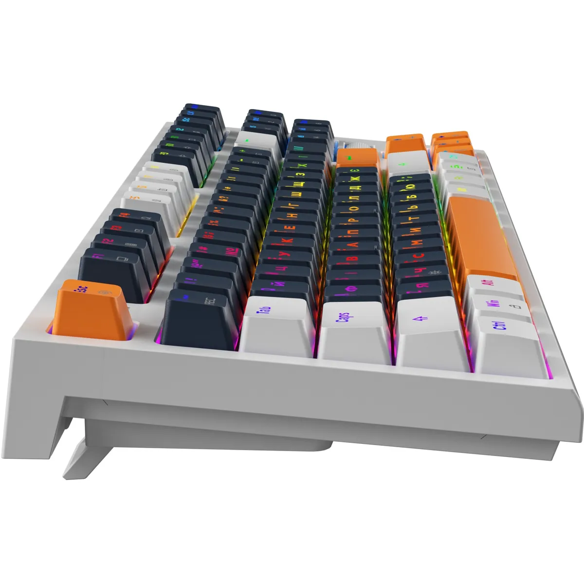 Клавіатура GamePro MK180W Red з Hot-Swap RGB White  - мініатюра 4