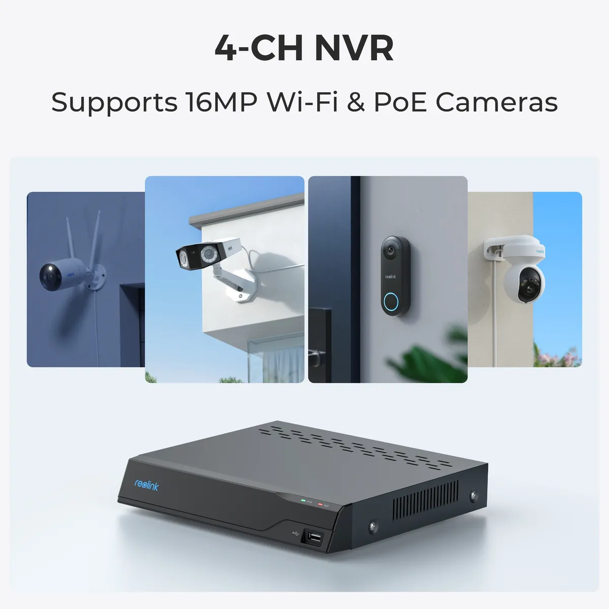 Відеореєстратор Reolink NVS4 без HDD - мініатюра 8