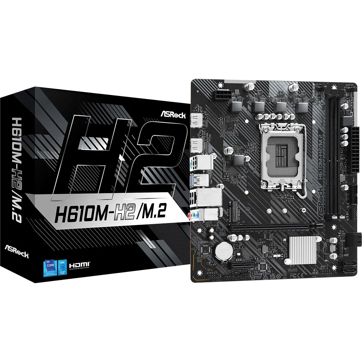 Материнська плата ASRock H610M-H2/M.2 Socket 1700 - мініатюра 5