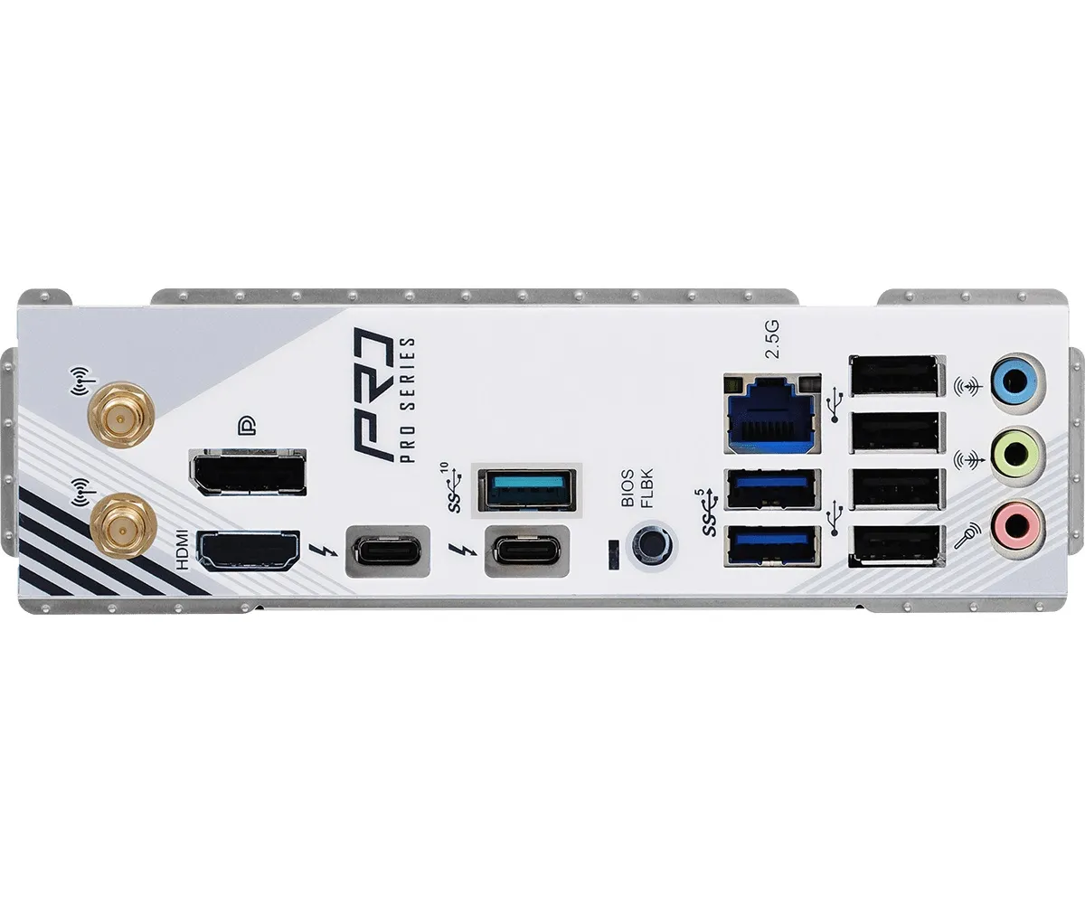 Материнська плата ASRock Z890 Pro RS WiFi White Socket 1851 - мініатюра 6