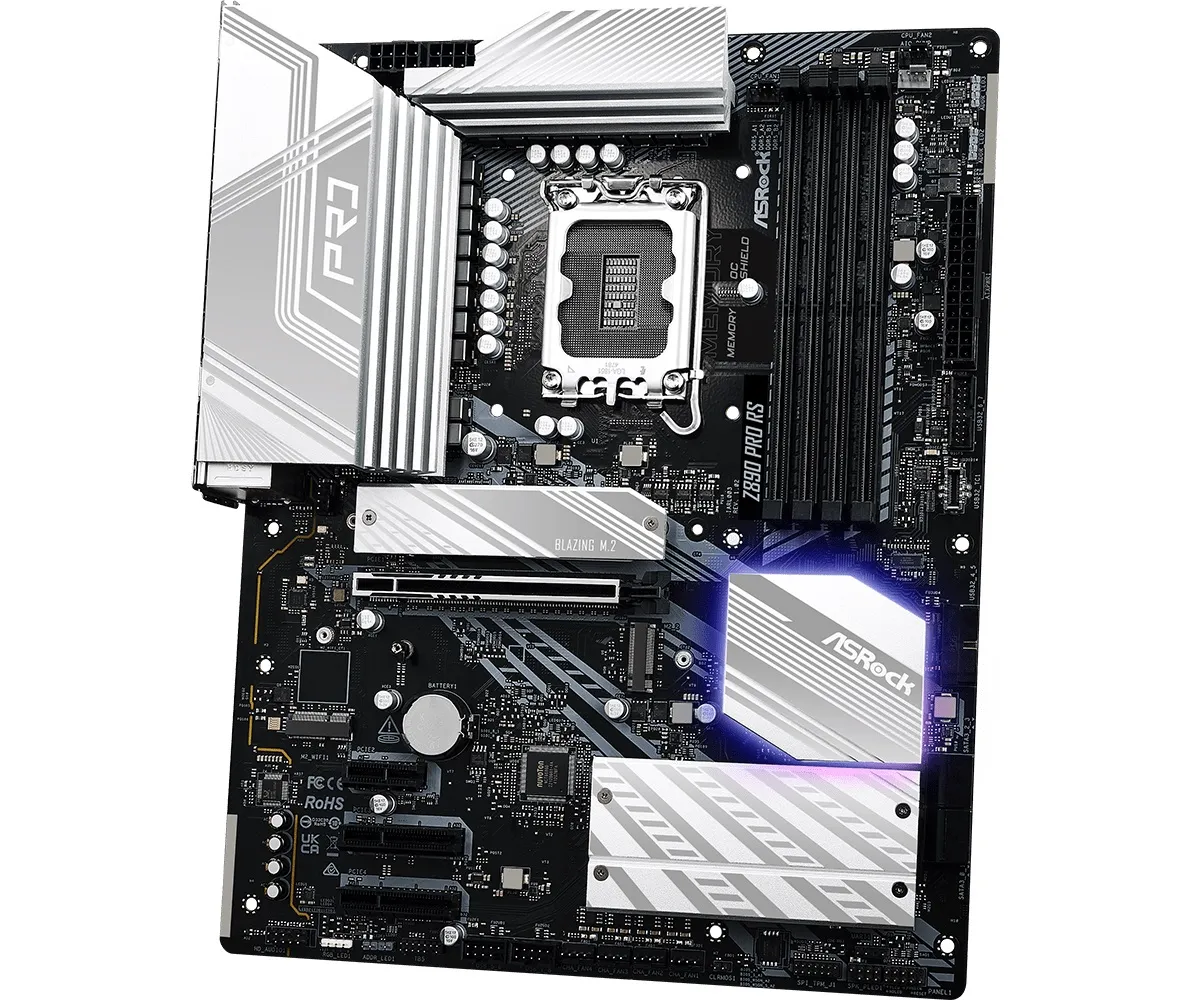 Материнська плата ASRock Z890 Pro RS Socket 1851 - мініатюра 5