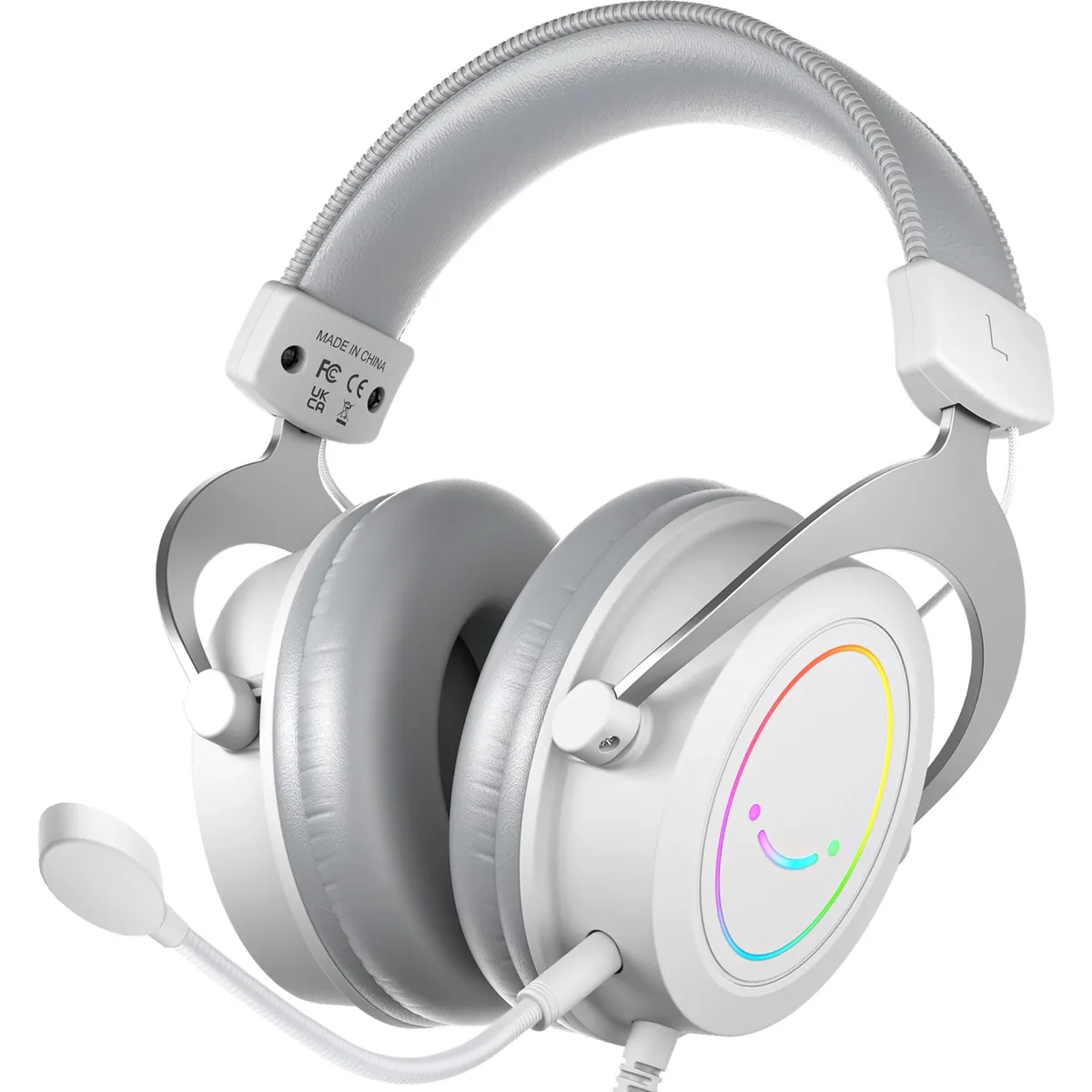 Гарнітура Fifine RGB H3W White - зображення 1