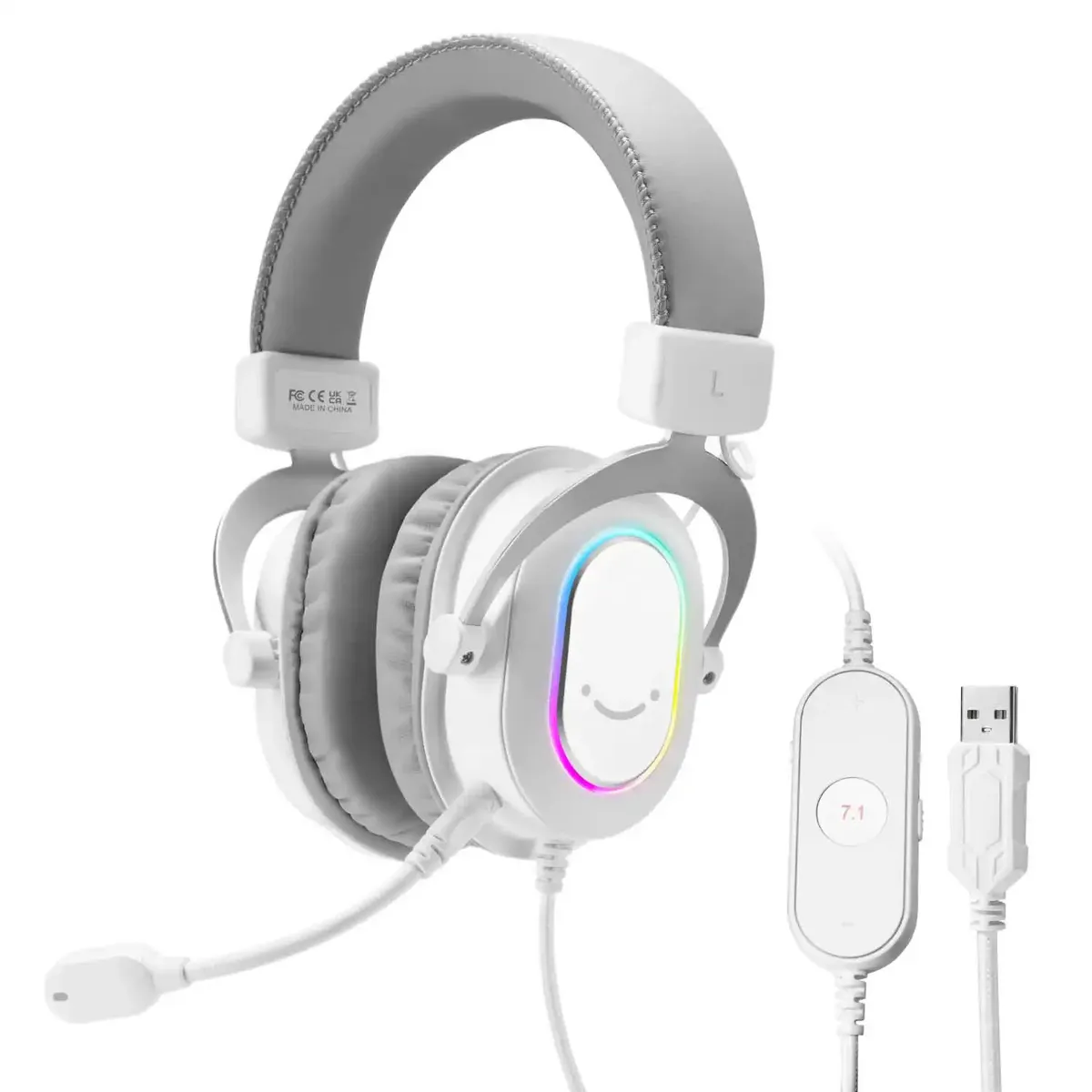 Гарнітура Fifine RGB H6W White - мініатюра 2