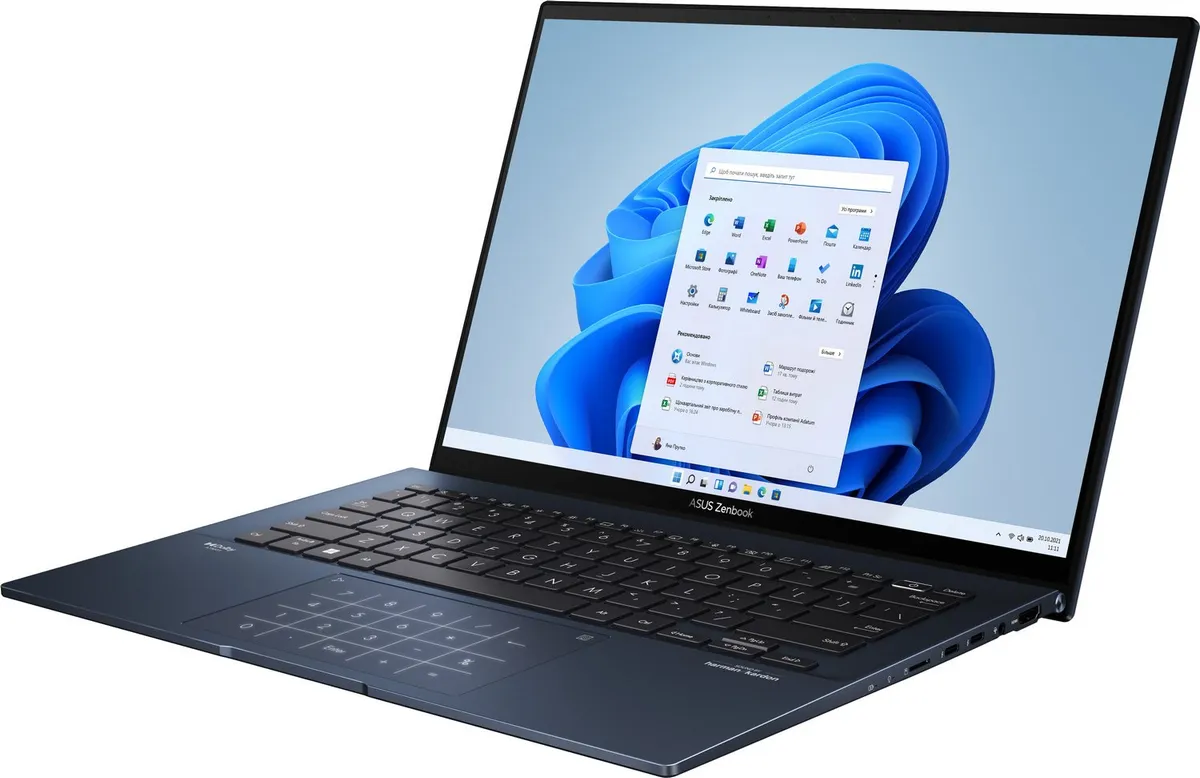 Ноутбук Asus ZenBook 14 UX3402VA-KP782 (90NB10G1-M017H0) Ponder Blue - мініатюра 2