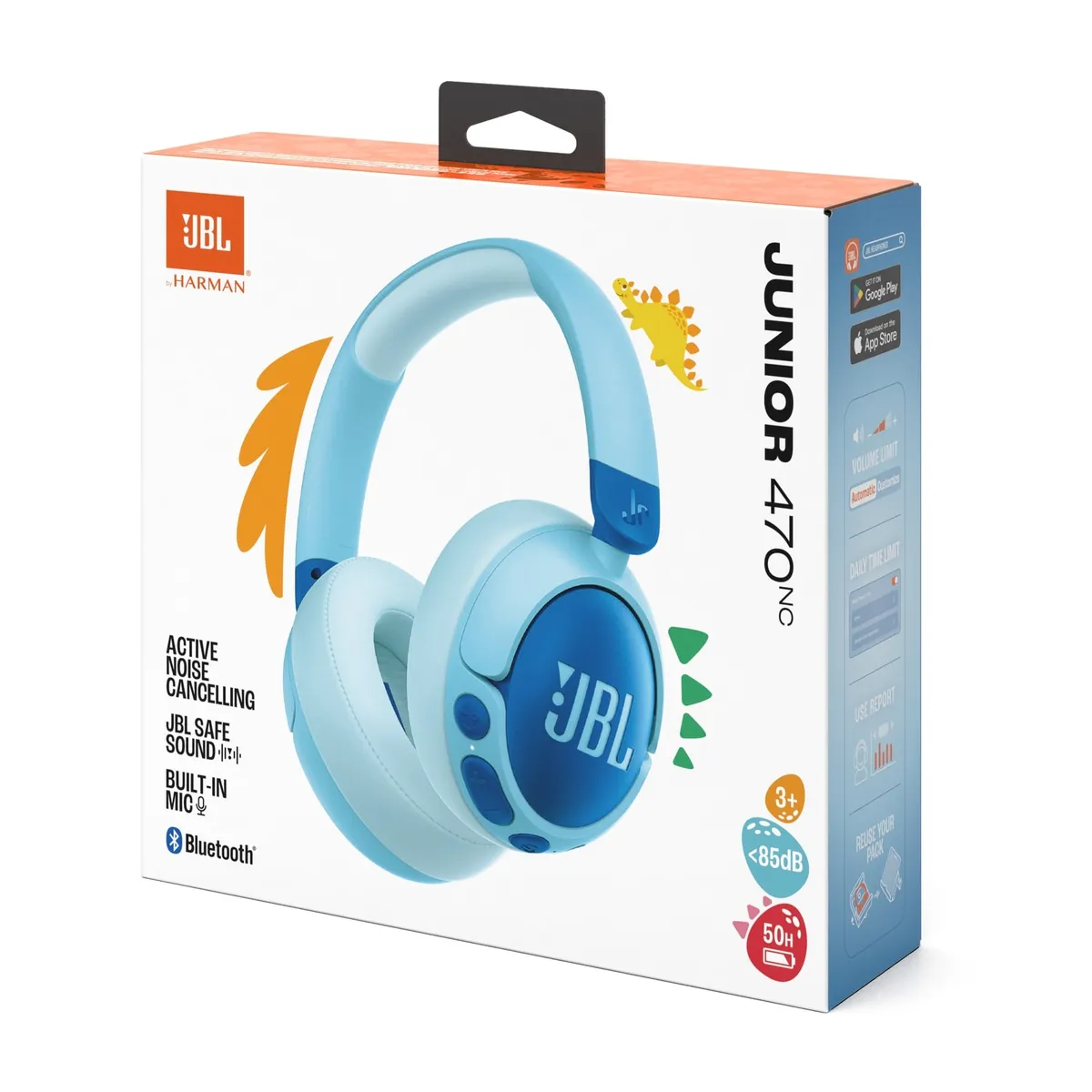 Bluetooth-гарнітура JBL Junior 470NC Blue (JBLJR470NCBLU) - мініатюра 5