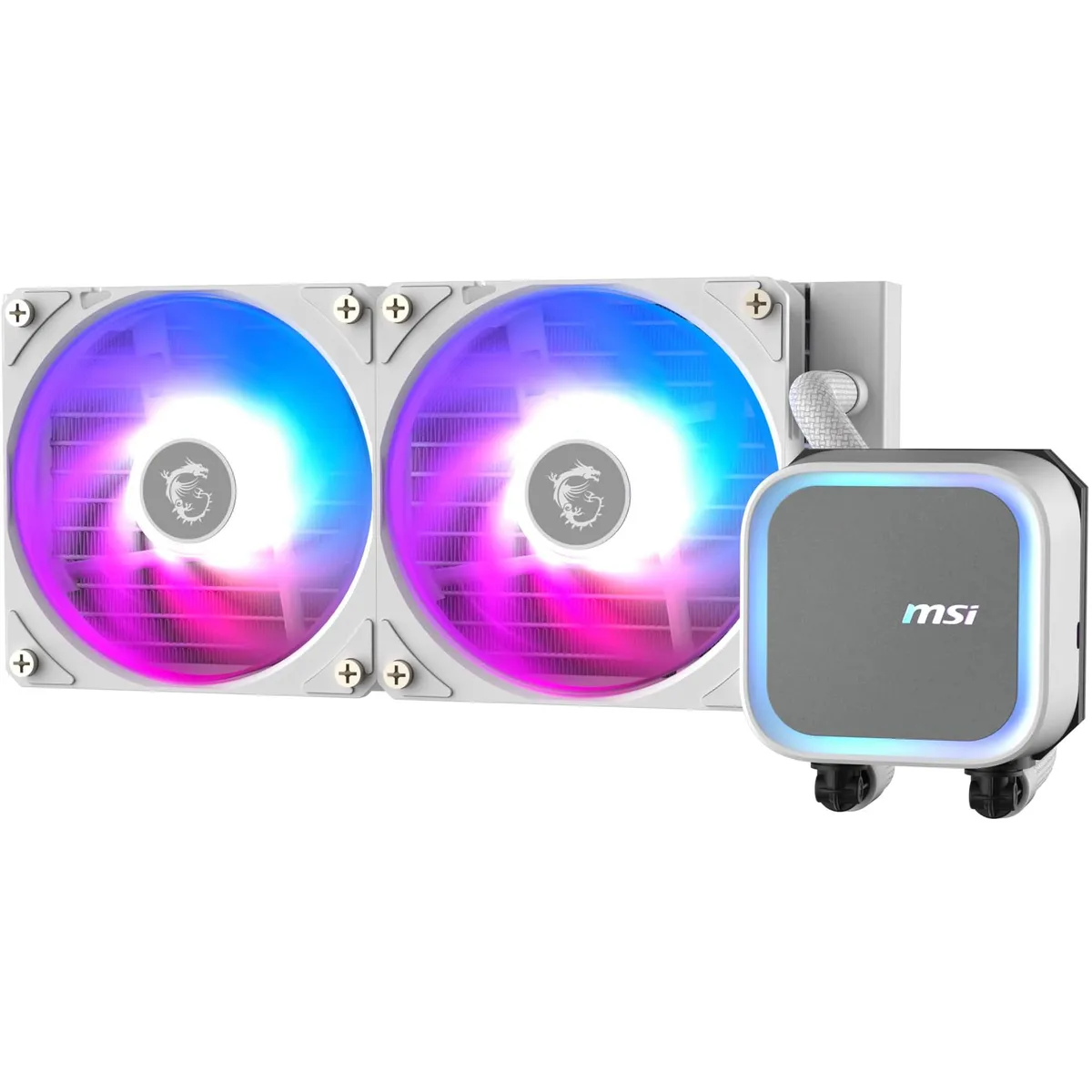Система водяного охолодження MSI MAG CoreLiquid A13 240 WH - зображення 1