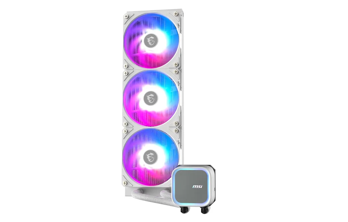 Система водяного охолодження MSI MAG CoreLiquid A13 360 WH - зображення 1