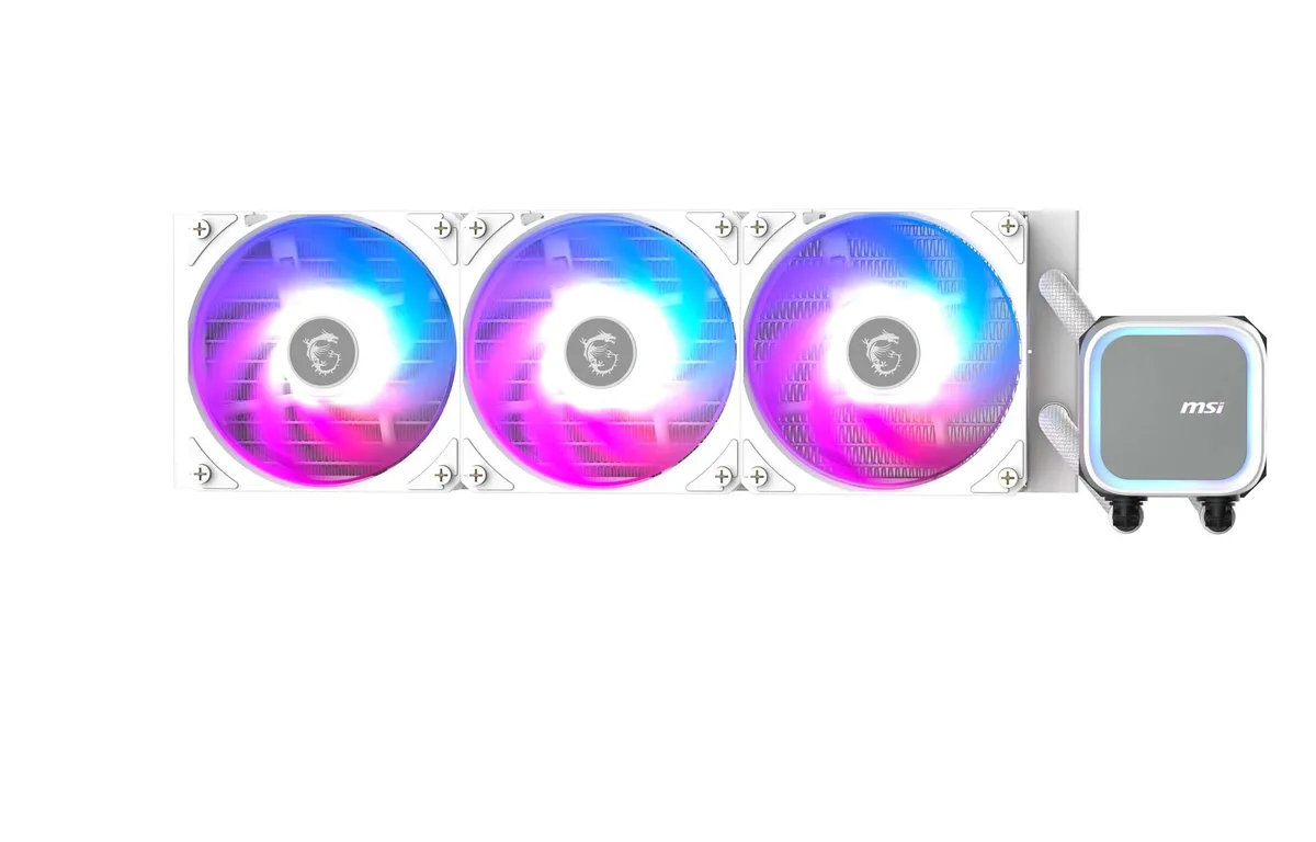 Система водяного охолодження MSI MAG CoreLiquid A13 360 WH - мініатюра 2