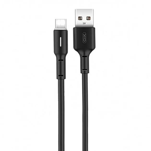Кабель XO NB112 USB - micro USB (M/M), 1 м, Black (NB112-M-BK) - зображення 1