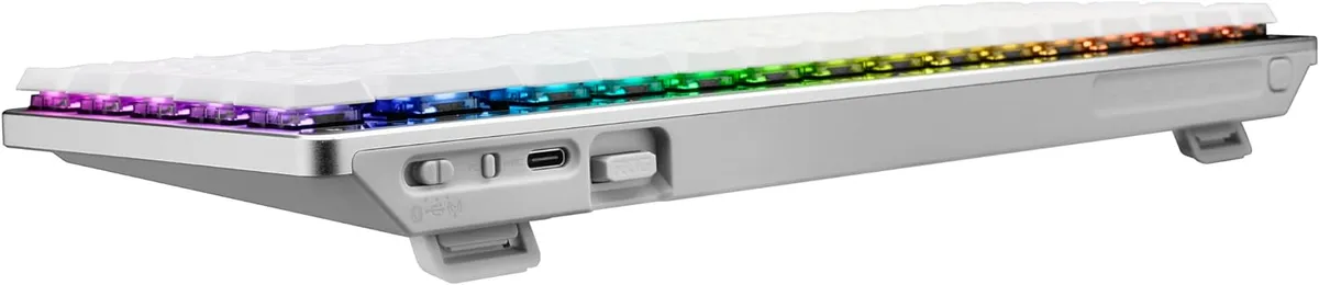 Клавіатура бездротова Asus ROG Falchion RGB WL BT White (90MP03EC-BKMA10) - мініатюра 3