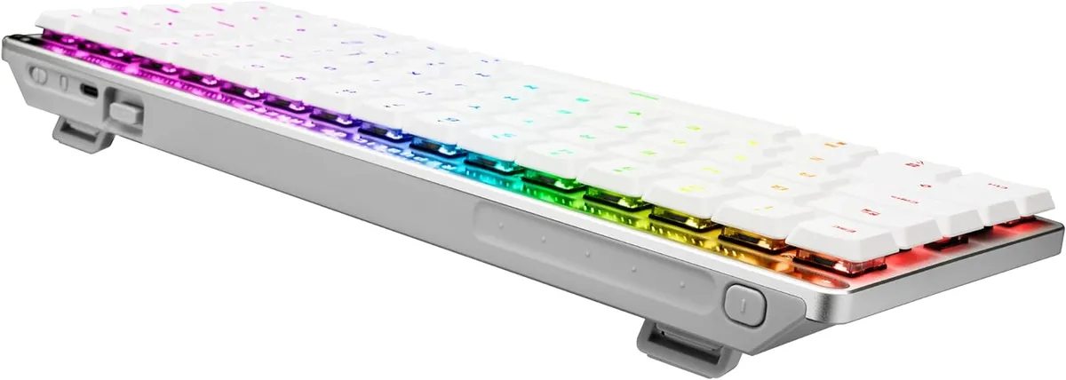 Клавіатура бездротова Asus ROG Falchion RGB WL BT White (90MP03EC-BKMA10) - мініатюра 6
