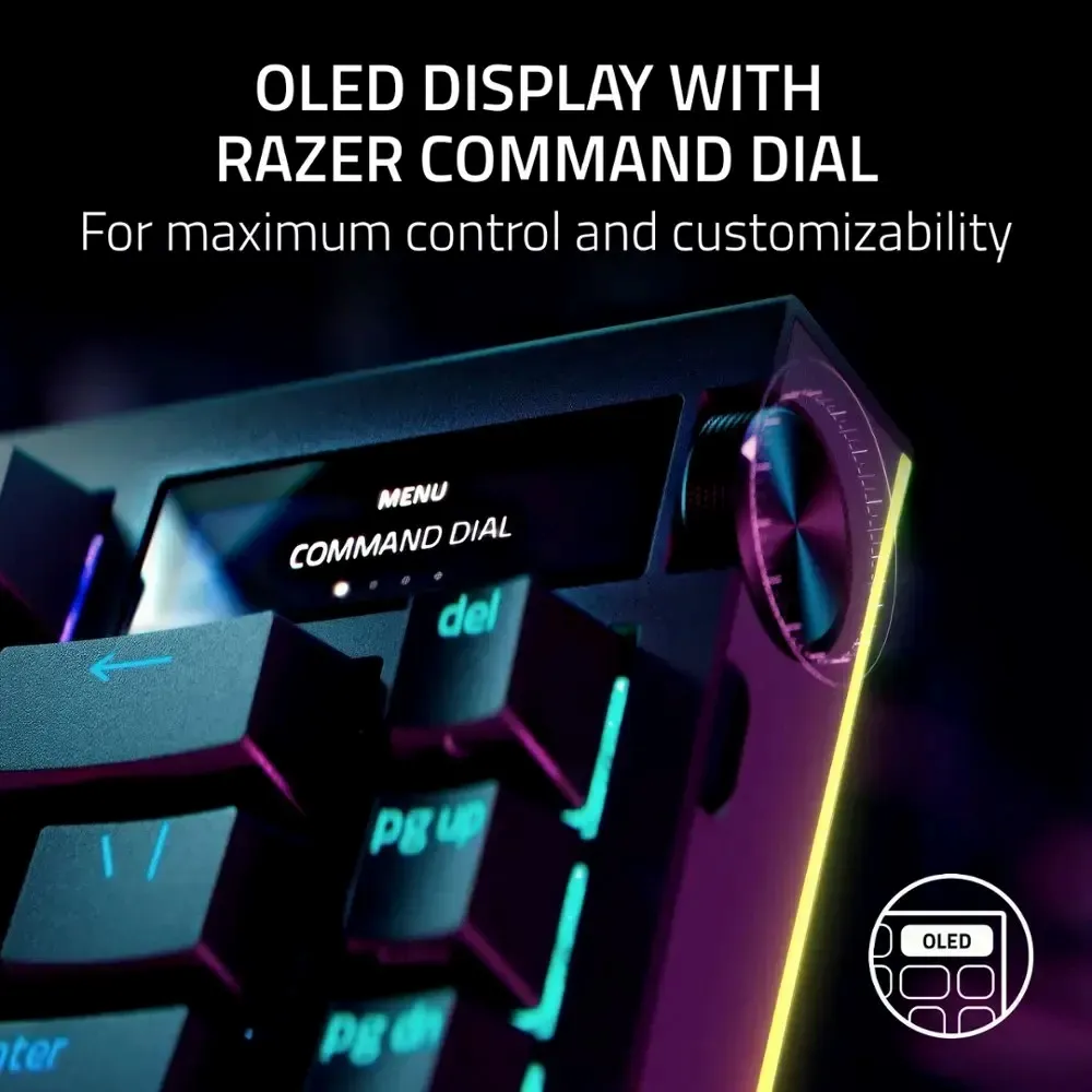 Клавіатура бездротова Razer BlackWidow V4 Pro 75% Black (RZ03-05130300-R3E1) - мініатюра 6