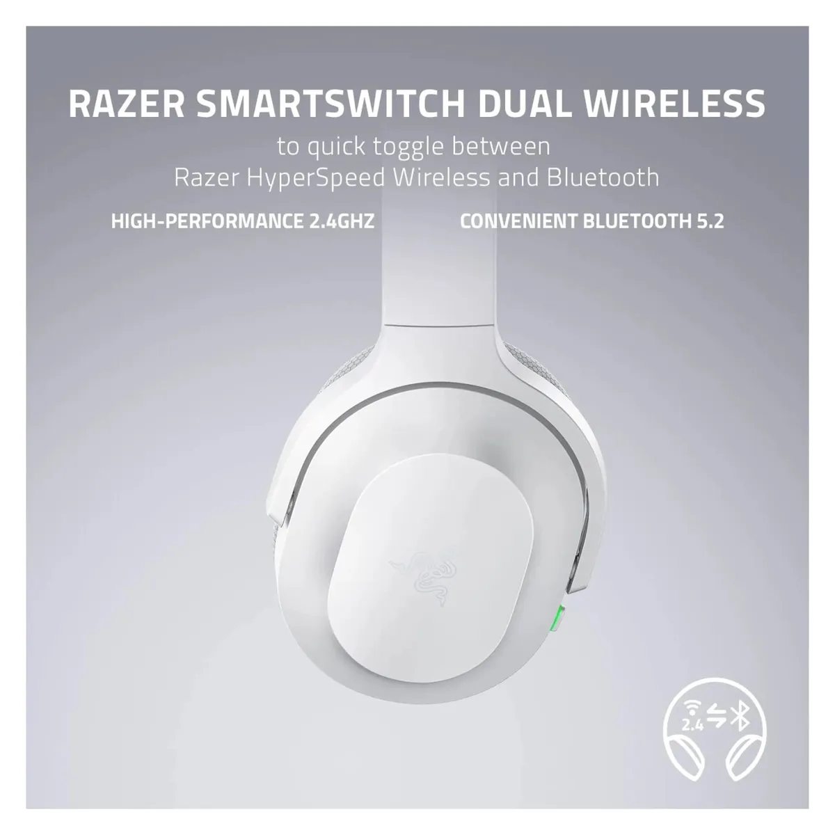 Bluetooth-гарнітура Razer Barracuda Mercury White (RZ04-03790200-R3M1) - мініатюра 6