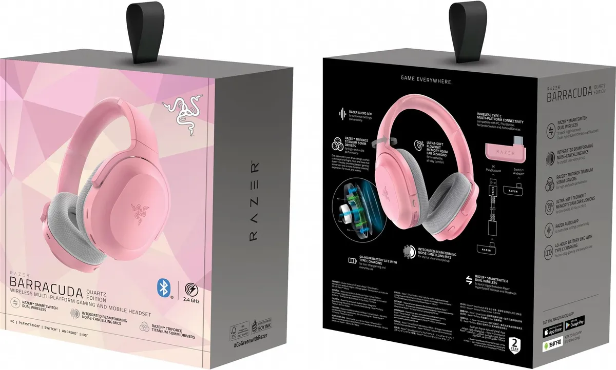 Bluetooth-гарнітура Razer Barracuda Quartz (RZ04-03790300-R3M1) - мініатюра 6