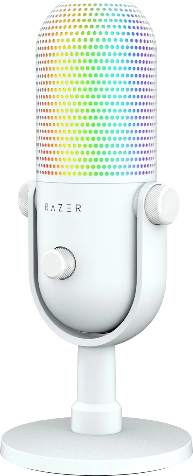 Мікрофон Razer Seiren V3 Chroma White (RZ19-05060200-R3M1) - мініатюра 2