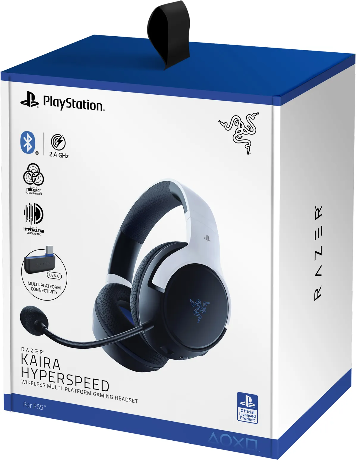 Bluetooth-гарнітура Razer Kaira Hyperspeed for PS5 (RZ04-03980200-R3G1) - мініатюра 6