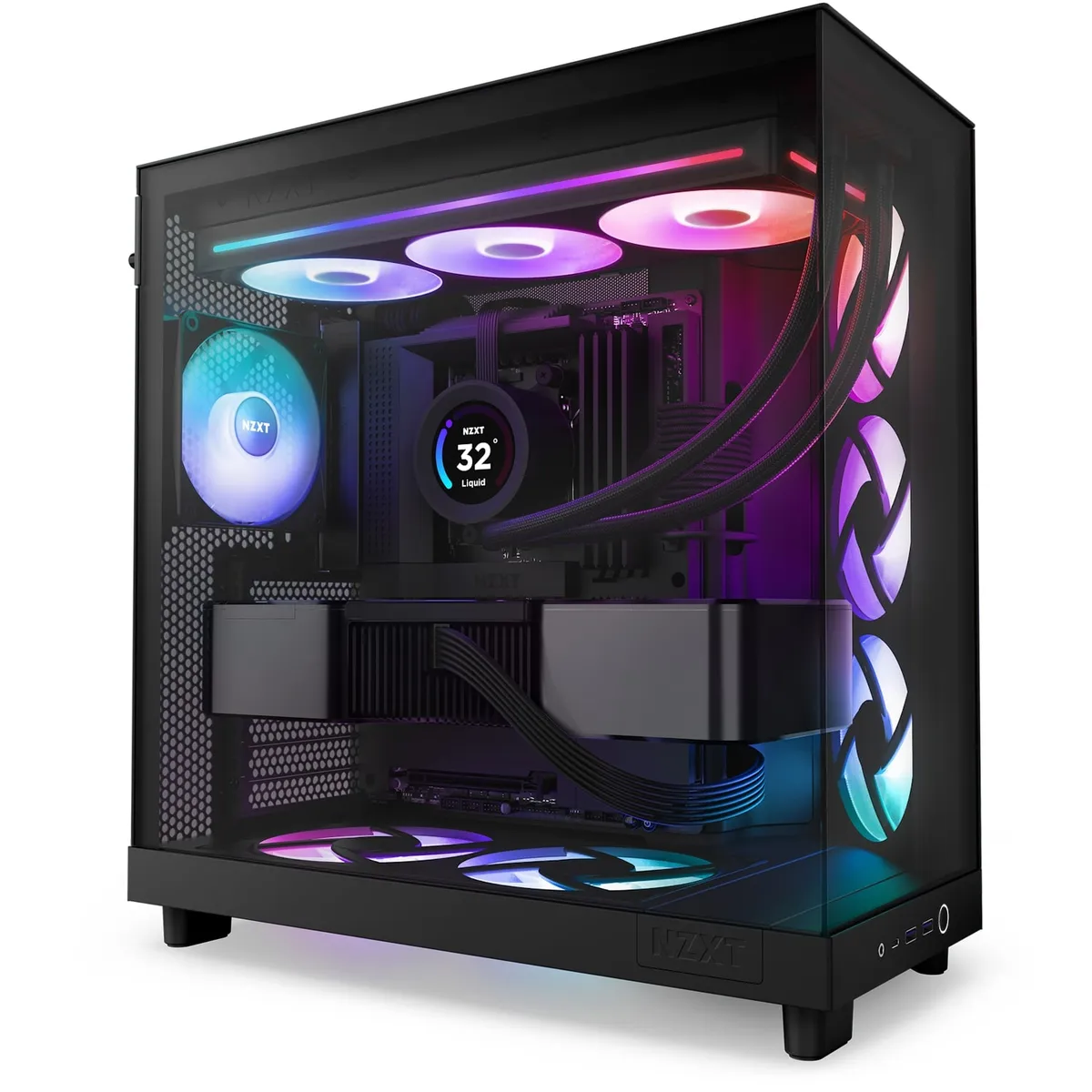 Вентилятор NZXT F360 RGB Core Black (RF-U36HF-B1) - мініатюра 5
