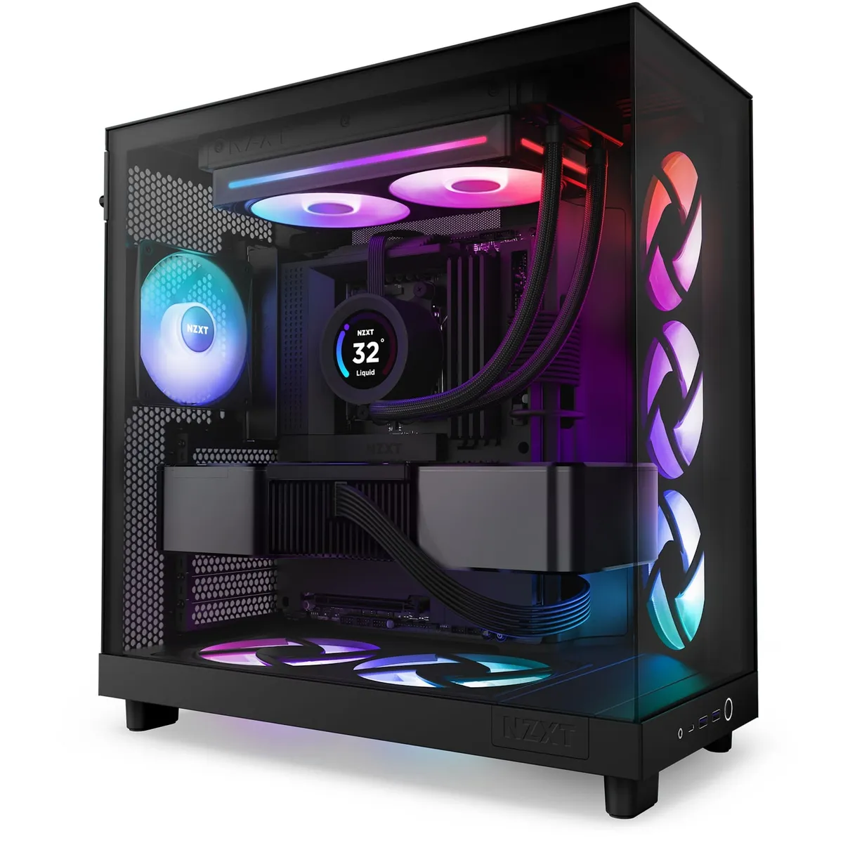 Вентилятор NZXT F240 RGB Core Black (RF-U24HF-B1) - мініатюра 5
