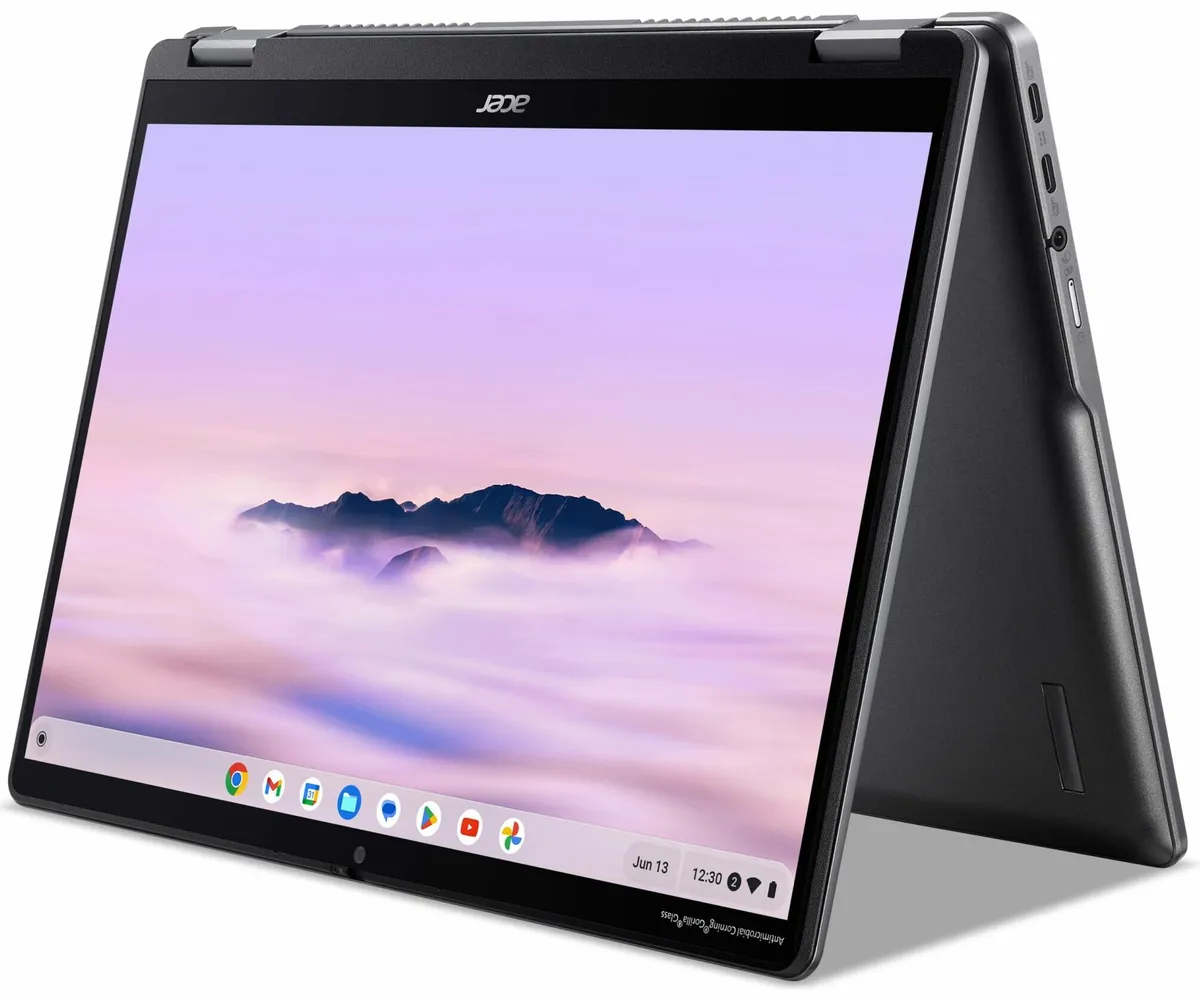 Ноутбук Acer Chromebook Plus Spin 514 CP514-30BW (NX.KYQEU.001) Steel Gray - мініатюра 3