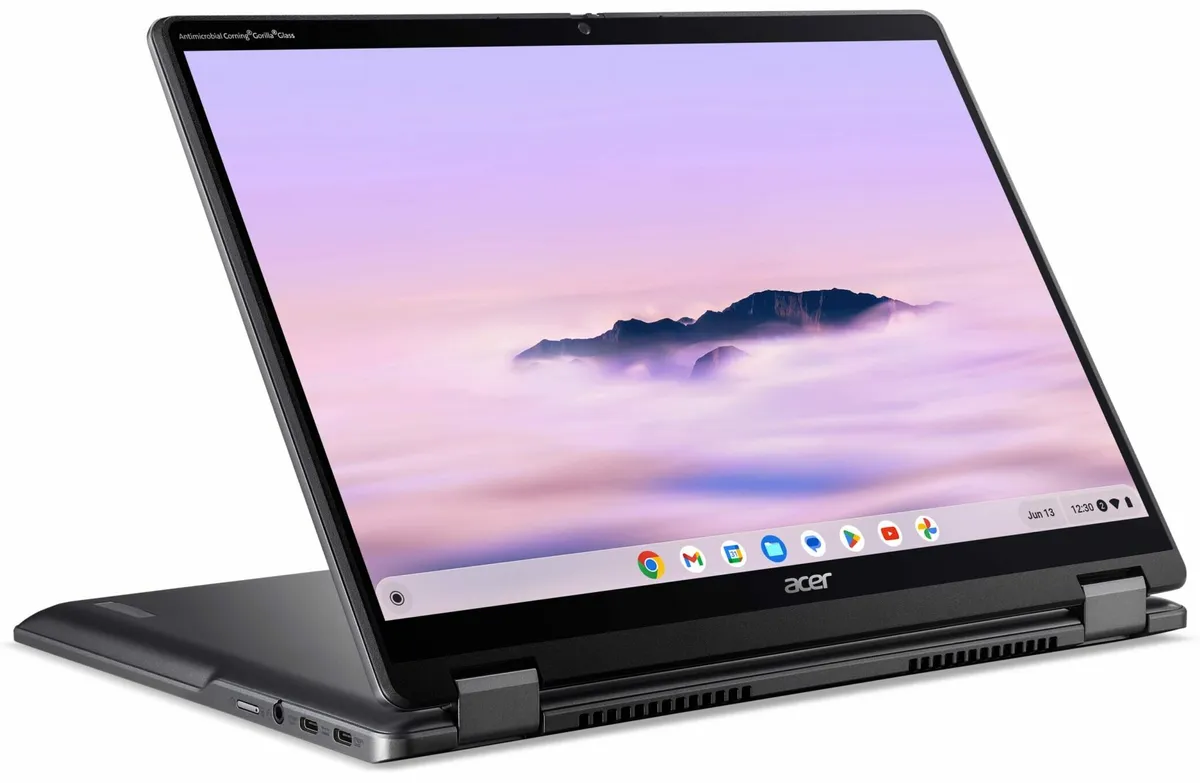 Ноутбук Acer Chromebook Plus Spin 514 CP514-30BW (NX.KYQEU.001) Steel Gray - мініатюра 4