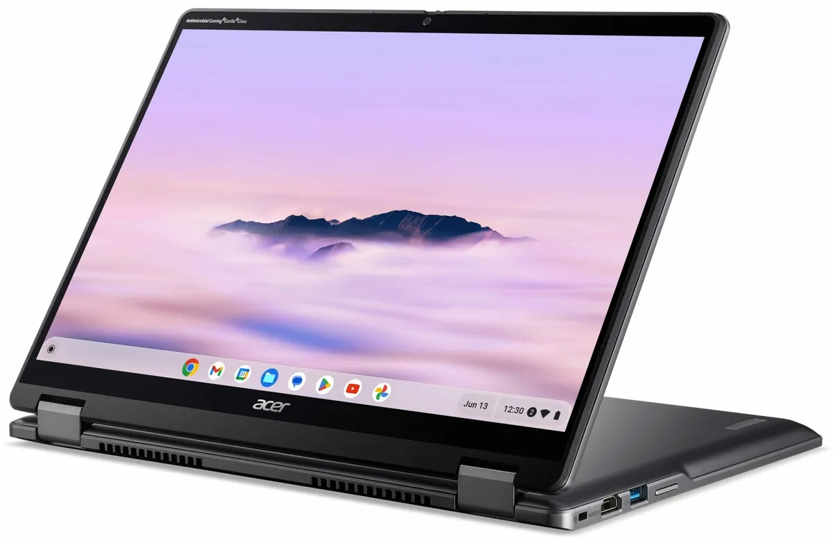 Ноутбук Acer Chromebook Plus Spin 514 CP514-30BW (NX.KYQEU.001) Steel Gray - мініатюра 5