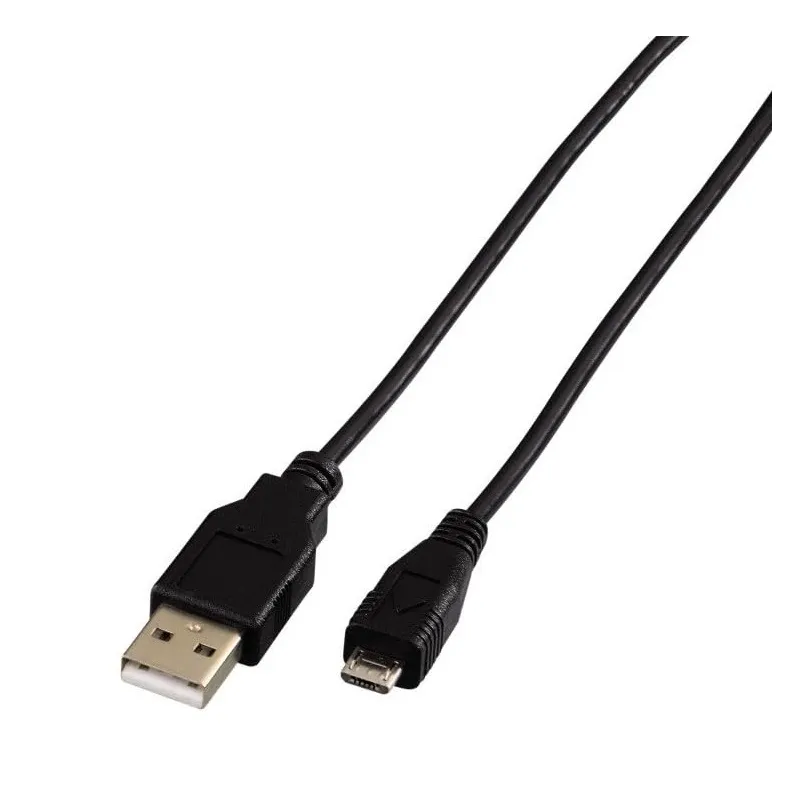 Кабель Hama USB - micro USB (M/M), 2 м, Black (00115536) - зображення 1
