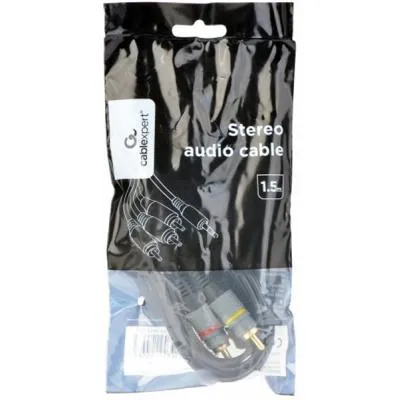 Кабель мультимедійний 3.5 Jack (4pin) to 3RCA 1.5m Cablexpert (CCAP-4P3R-1.5M) - мініатюра 3