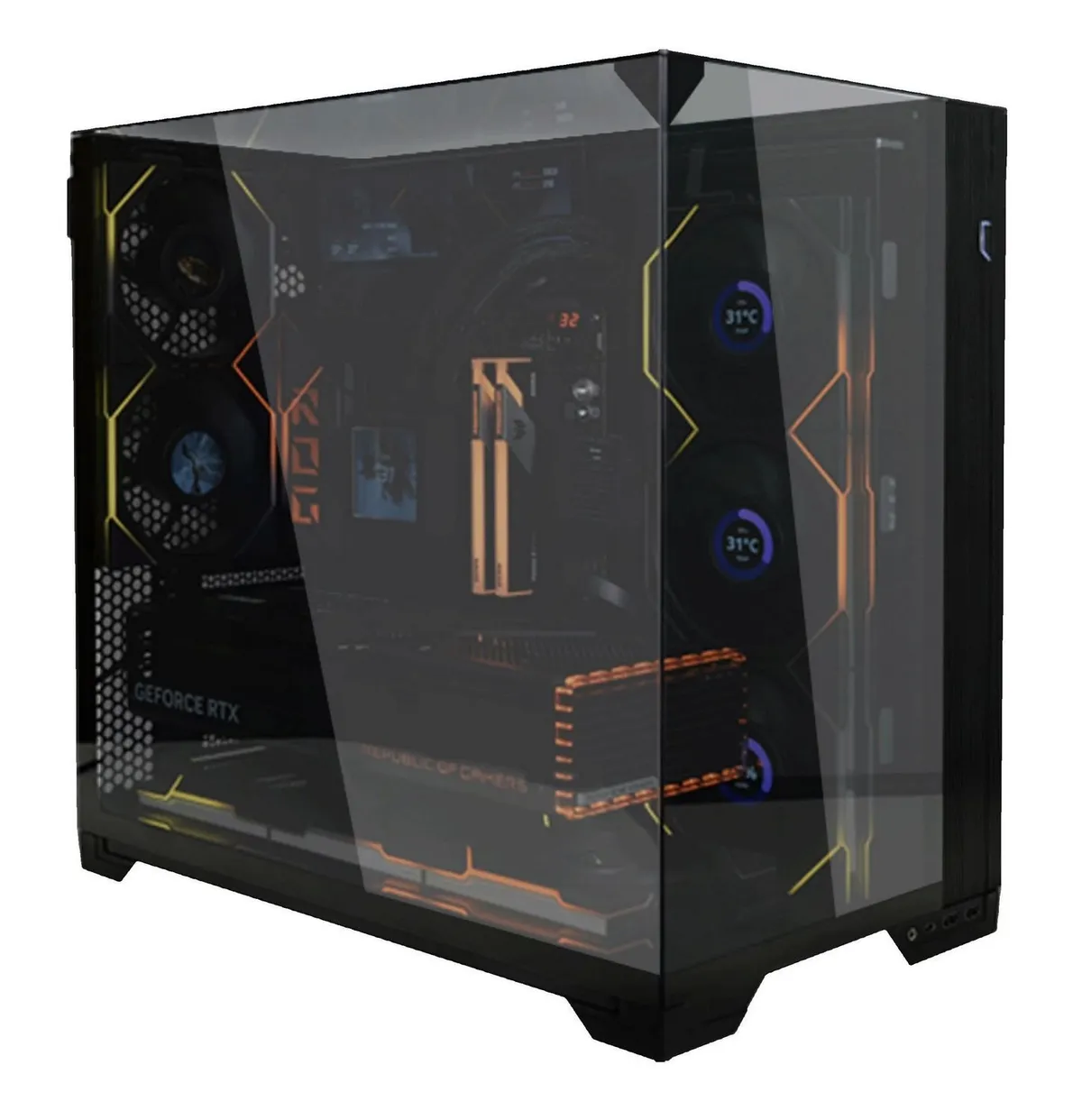 Корпус Lian Li O11 Vision Compact Black (G99.O11VPX.00) без БЖ - мініатюра 7